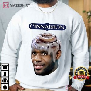 Cinnabron Lebron James Vintage Meme Funny Basketball T Shirt (4)