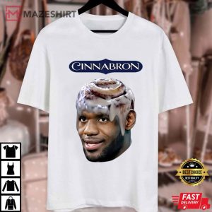 Cinnabron Lebron James Vintage Meme Funny Basketball T Shirt (1)