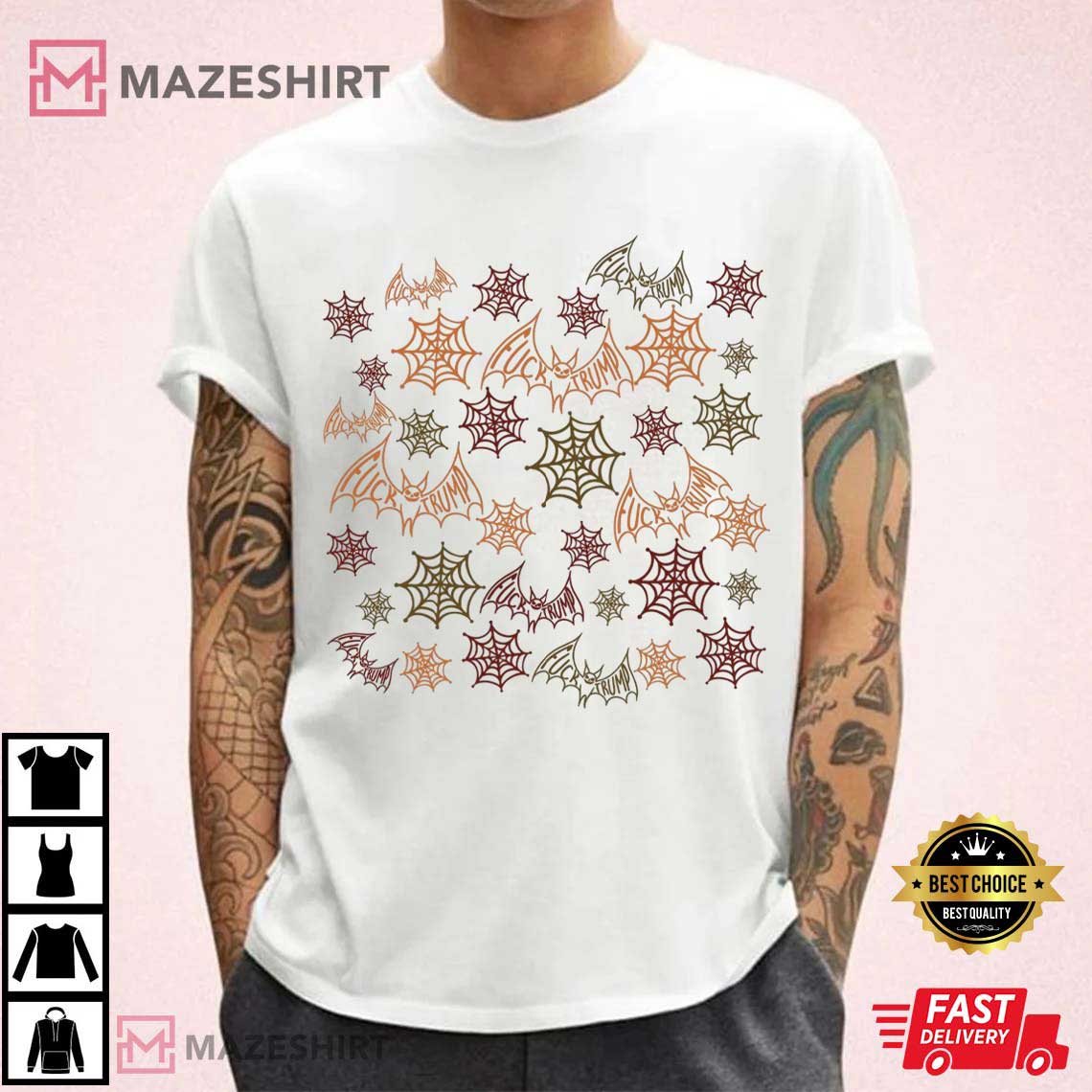 Subtle Halloween Skeleton Candy Anti Trump Spooky Season T-Shirt Subtle Halloween Skeleton Candy Anti Trump Spooky Season T-Shirt