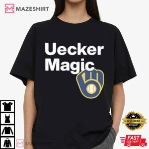Uecker Magic Bob Uecker Milwaukee Brewers Baseball T Shirt (2)
