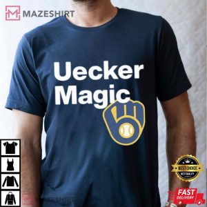 Uecker Magic Bob Uecker Milwaukee Brewers Baseball T Shirt (3)