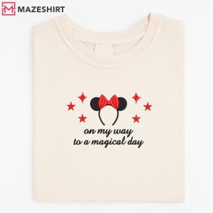 Disney Magical Day Magic Kingdom Embroidered Sweatshirt (1)