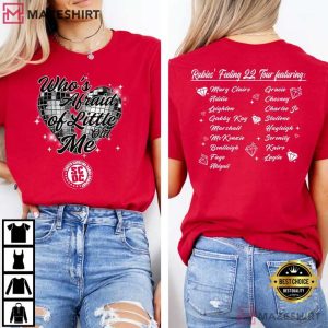 Who’s Afraid Of Little Old Me Rubies’ Feeling 22 Tour Red T-Shirt