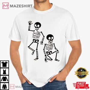 Subtle Fuck Trump Halloween Skeleton Candy Funny T-Shirt