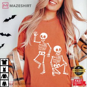 Subtle Fuck Trump Halloween Skeleton Candy Funny T Shirt (3)