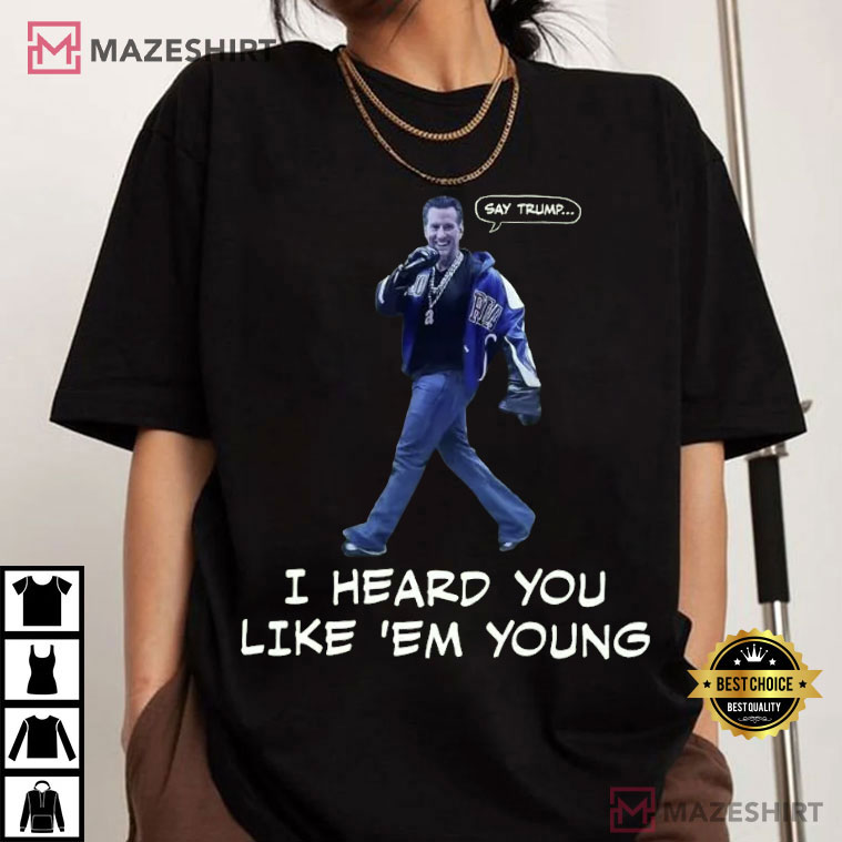 Gavin Newsom I Heard You Like Em Young Funny Meme T-Shirt Gavin Newsom I Heard You Like Em Young Funny Meme T-Shirt