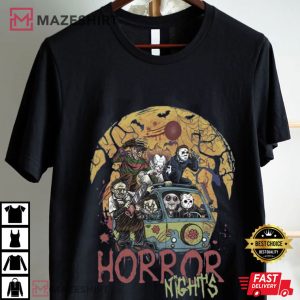 Halloween Horror Nights 2025 Horror Characters Trick Or Treat T Shirt
