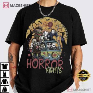Halloween Horror Nights 2025 Horror Characters Trick Or Treat T-Shirt