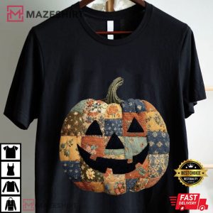 Retro Halloween Pumpkin Spooky Season T Shirt (2)