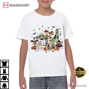 Toy Story Characters Disney Halloween Spooky T-Shirt