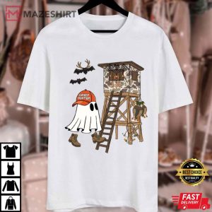 Candy Hunter Camo Ghost Boys Halloween Camouflage Fall T Shirt (1)