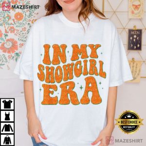 In My Showgirl Era Groovy Graphic Swifties Music Fan Gift T-Shirt
