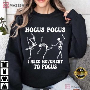 Halloween Skeleton Yoga Occupational Therapy Funny T Shirt (4)