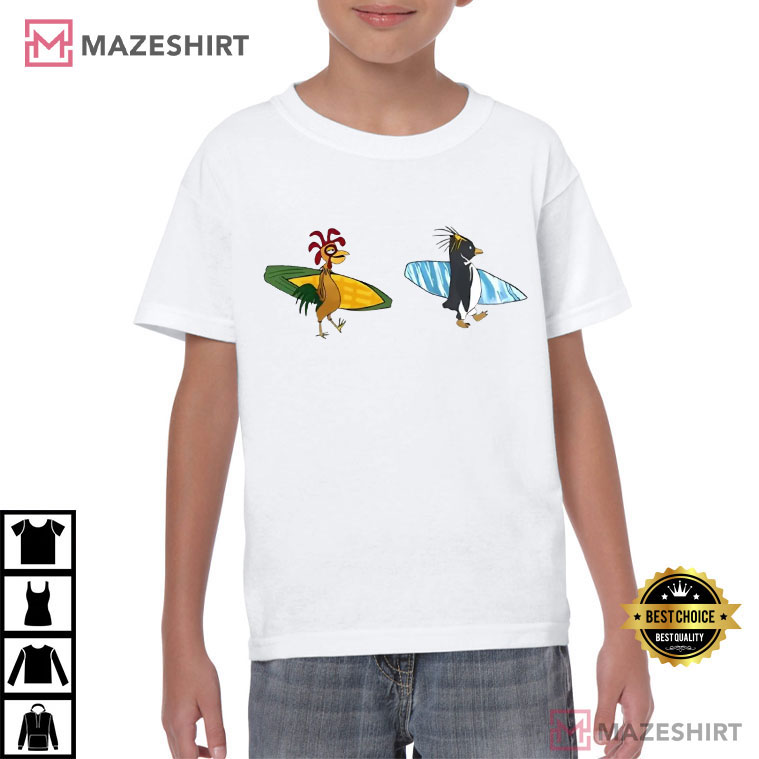 Cody Maverick And Chicken Joe Surfs Up Funny T-Shirt Cody Maverick And Chicken Joe Surfs Up Funny T-Shirt