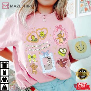 Shrek Fiona Can’t Today I’m Swamped Coquette Bow T-Shirt