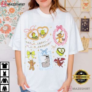 Shrek Fiona Can't Today I'm Swamped Coquette Bow T Shirt (1)