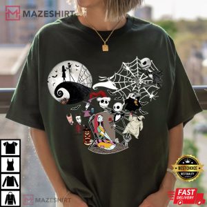 The Nightmare Before Christmas Jack And Sally Disney Halloween T Shirt (3)