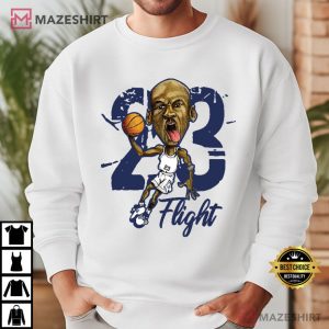 French Blue 12s Sneaker 23 Flight To Match Jordan T Shirt (4)