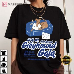 Greyhound 31st Annual Gala 2025 GPA WI Fundraiser T Shirt (2)