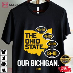 Michigan College The Ohio State Bichigan 2024 Anti OSU T Shirt (2)