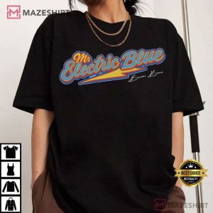 Mr Electric Blue Benson Boone Music Lovers Fan T-Shirt