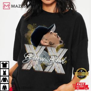 Breezy Bowl XX Chris Brown Tour Concert Fan Merch T Shirt (5)