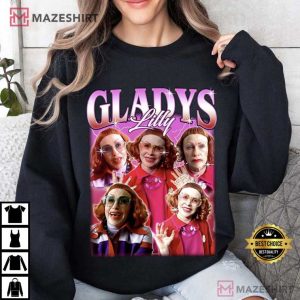 Gladys Lilly Aunt Gladys Weapons Horror Movie Halloween T Shirt (1)