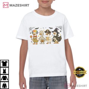 Halloween Goose Trick Or Treat Funny Spooky Season T Shirt (6)