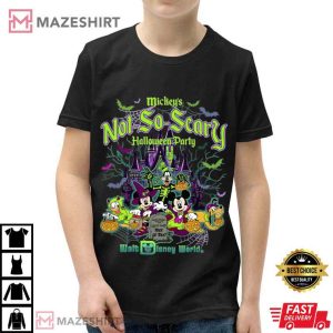 Mickey Not So Scary Halloween Party Castle Disney T-Shirt