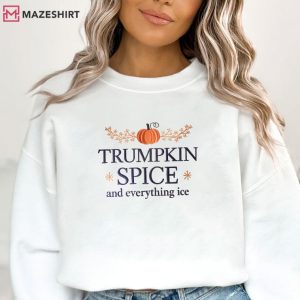 Trumpkin Spice And Everything Ice Embroidered Sweatshirt Trumpkin Spice And Everything Ice Embroidered Sweatshirt