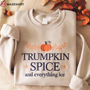 Trumpkin Spice And Everything Ice Embroidered Sweatshirt (1)