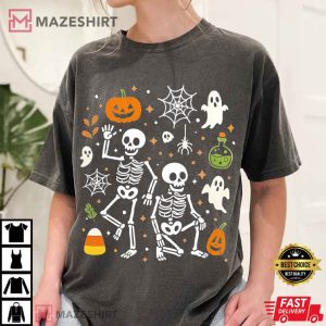 Subtle Fuck Trump FDT Halloween Skeleton Funny T Shirt (4)
