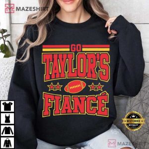 Travis Kelce Go Taylors Fiance Engagement Football T Shirt (1)