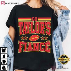 Travis Kelce Go Taylors Fiance Engagement Football T Shirt (3)