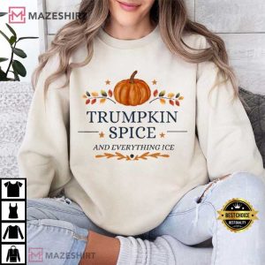 Trumpkin Spice And Everything Ice Pumpkin T Shirt (1)