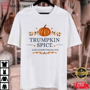 Trumpkin Spice And Everything Ice Pumpkin T Shirt (2)
