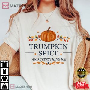 Trumpkin Spice And Everything Ice Pumpkin T Shirt (3)