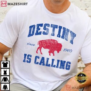 Buffalo Bills Destiny Is Calling Playoff Football Fan Gift T-Shirt