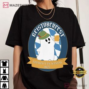 Geistoberfest Kansas 2025 Boo Ghost Halloween T Shirt (4)