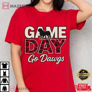 Georgia Bulldogs Game Day Go Dawgs Football Fan Gift T-Shirt