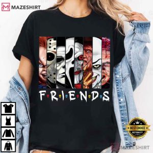 Friends Horror Movie Characters Halloween T Shirt (4)