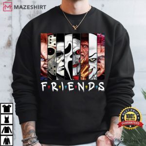 Friends Horror Movie Characters Halloween T Shirt (1)