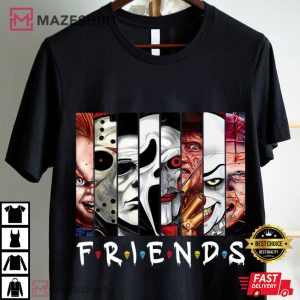 Friends Horror Movie Characters Halloween T Shirt (2)