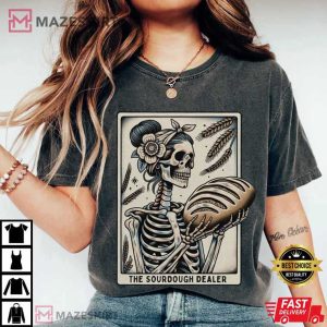 Tarot Card The Sourdough Dealer Bread Halloween T Shirt (4)