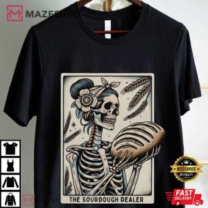 Tarot Card The Sourdough Dealer Bread Halloween T Shirt (2)
