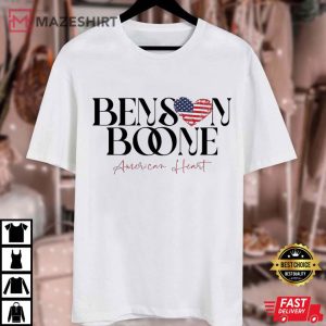 Benson Boone American Heart Concert Pop Fan T Shirt (1)