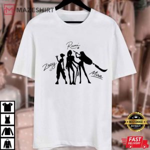 Mira Rumi Joey Huntrix Girls Kpop Demon Hunters Gift T Shirt (1)