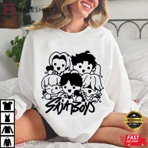 Kpop Demon Hunter Saja Boys Fan Gift T Shirt (4)