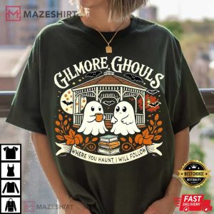 Gilmore Ghouls Ghost Parody TV Show Halloween T Shirt (4)
