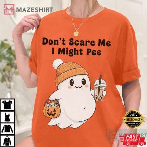 Halloween Funny Ghost Pregnancy Spooky T Shirt (2)